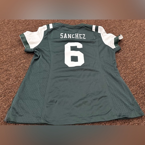 Nike Jersey Womens M New York Jets #6 Mark Sanchez Green On Field NFL - Picture 5 of 6